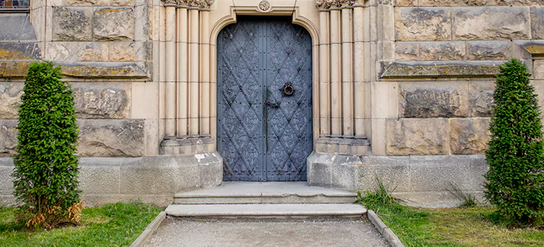 Traditional Double Front Doors in West Little River, FL
